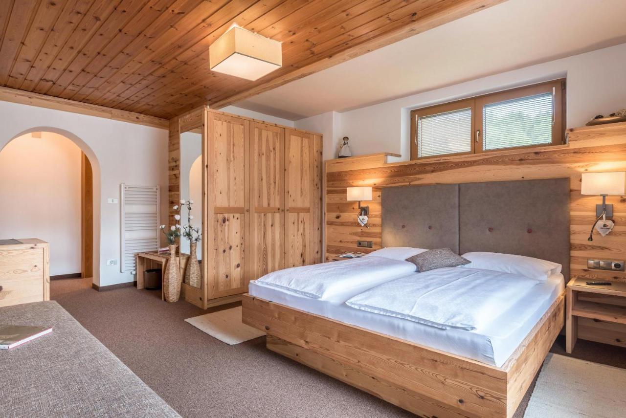 Ferienwohnung Haus Sonnegg Sonnenuntergang Lajen Exterior foto