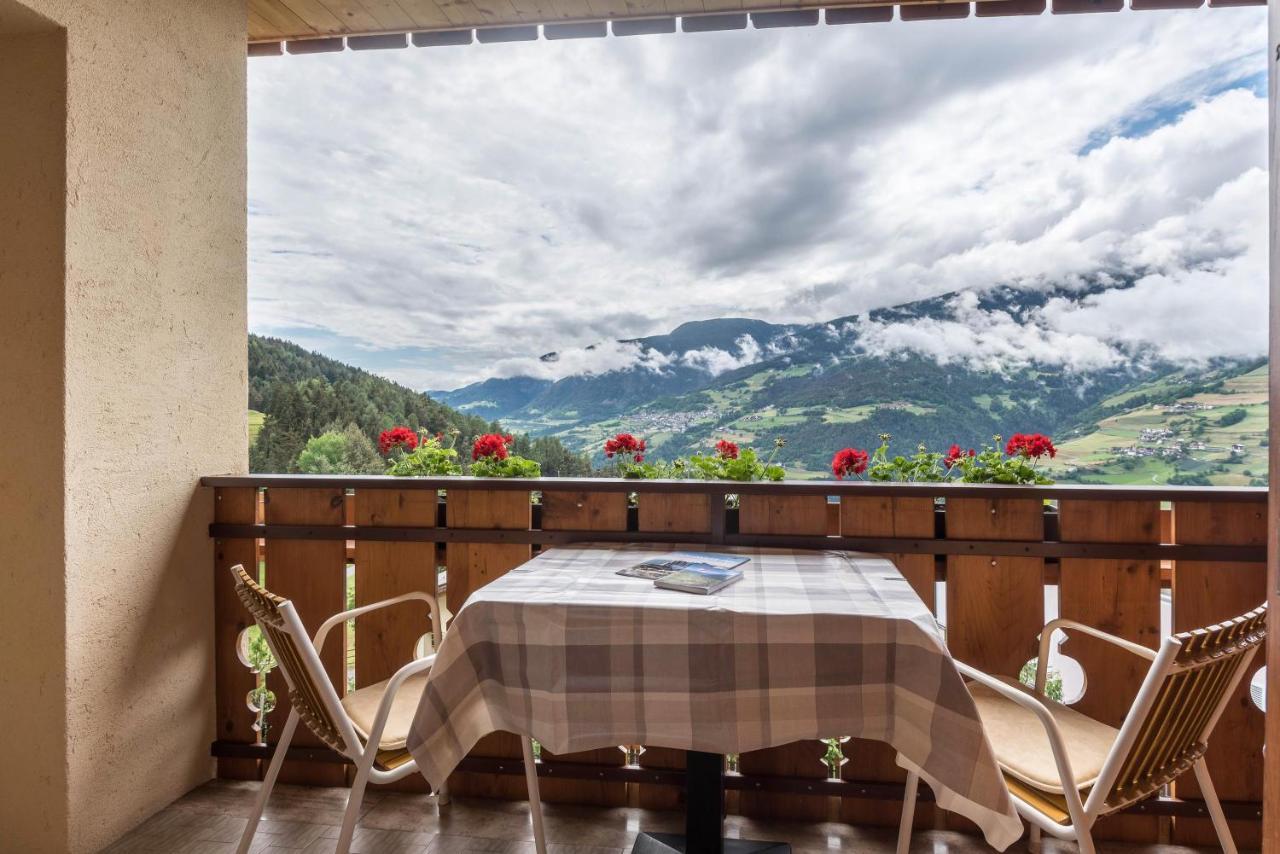 Ferienwohnung Haus Sonnegg Sonnenuntergang Lajen Exterior foto