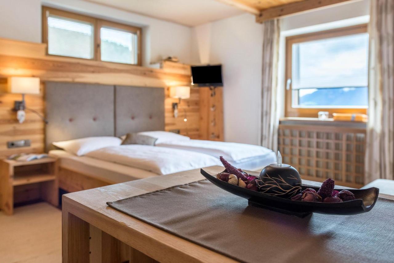 Ferienwohnung Haus Sonnegg Sonnenuntergang Lajen Exterior foto