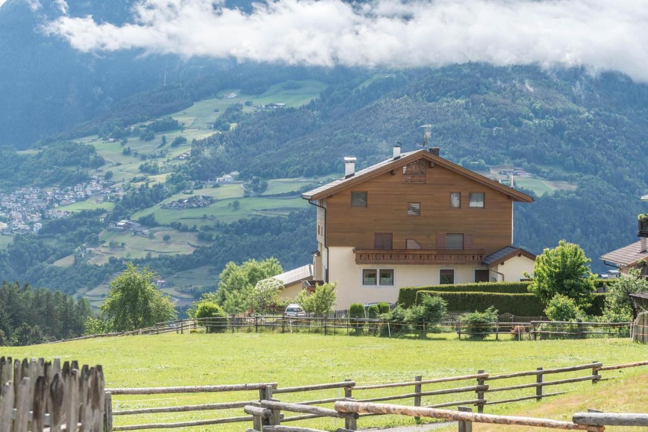 Ferienwohnung Haus Sonnegg Sonnenuntergang Lajen Exterior foto